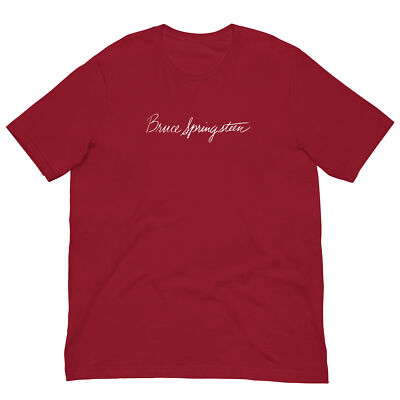 T-shirt Bruce Springsteen "Greetings From Asbury Park" - Unisexe, Tissu Doux, Neuf Avec Étiquettes