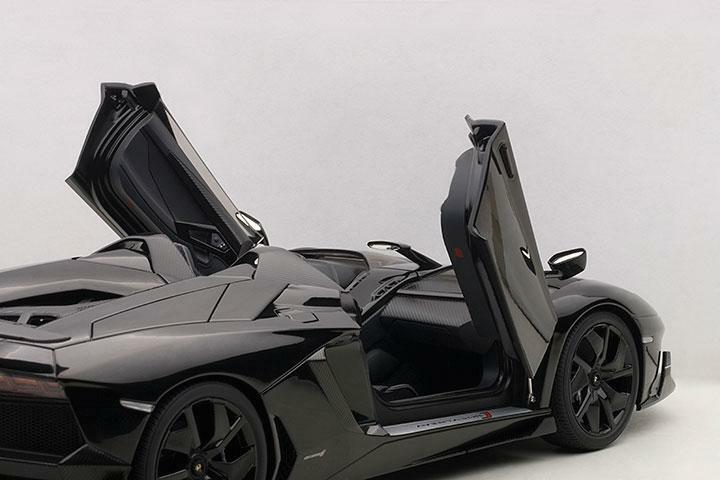 2012 LAMBORGHINI AVENTADOR J ROADSTER BLACK 1:18 by AUTOART