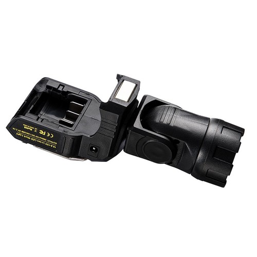 Handheld LED Work Light Flashlight Adapter For DeWalt 12V MAX Li-Ion Battery I - Picture 4 of 14