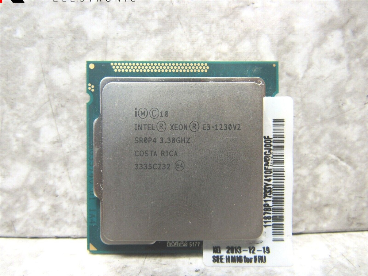 Intel Xeon E3-1230 V2 3.3GHz Quad Core Server CPU Processor SR0P4
