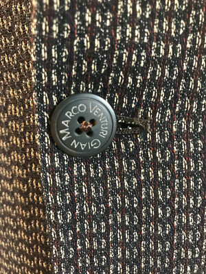 GIAN MARCO VENTURI Mens Sport Coat Jacket MADE IN ITALY Brown