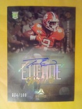 2021 Panini Luminance Travis Etienne Jr #146 Gold Rookie Auto SP RC #94/100