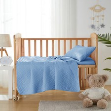 3PC Toddler Bedding Set, Ultra Soft Breathable Kids Bedding, All Season Quilt