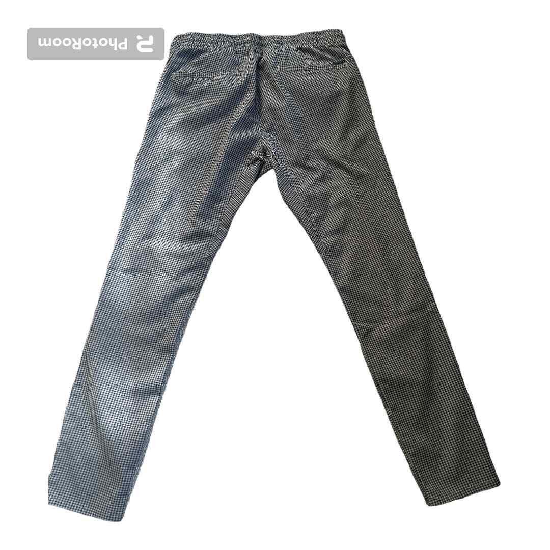 Pacsun Men's Straight Leg Plaid Joggers Slim Leg Brown Black