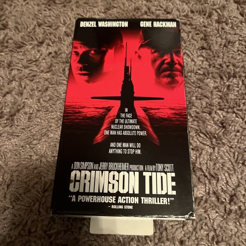 Crimson Tide (VHS) 1995 Denzil Washington/Gene Hackman - Picture 2 of 12