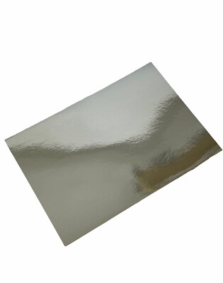50 BLATT - SILBER SPIEGEL (MIRRI) A4 FOLIE BASTELKARTE 260 G/M² ** PORTOFREI **