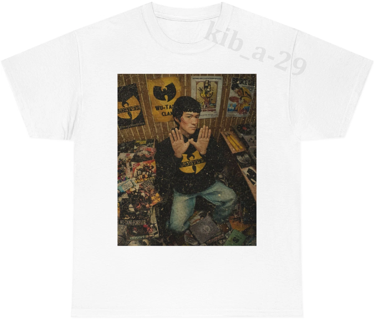 Wu-Tang Bruce Lee Vintage Look 90s Rap Hip Hop T-Shirt S-5XL Men Women Unisex