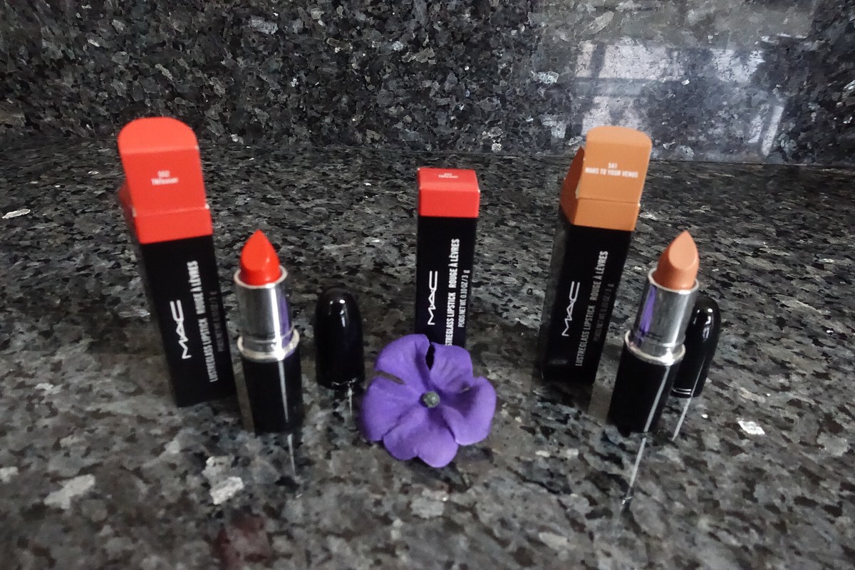 MAC lustreglass lipstick new in box full size select your shade