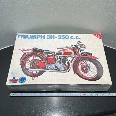 Triumph 3H-350 ESCI Vintage Motorcycle Model Kit | eBay
