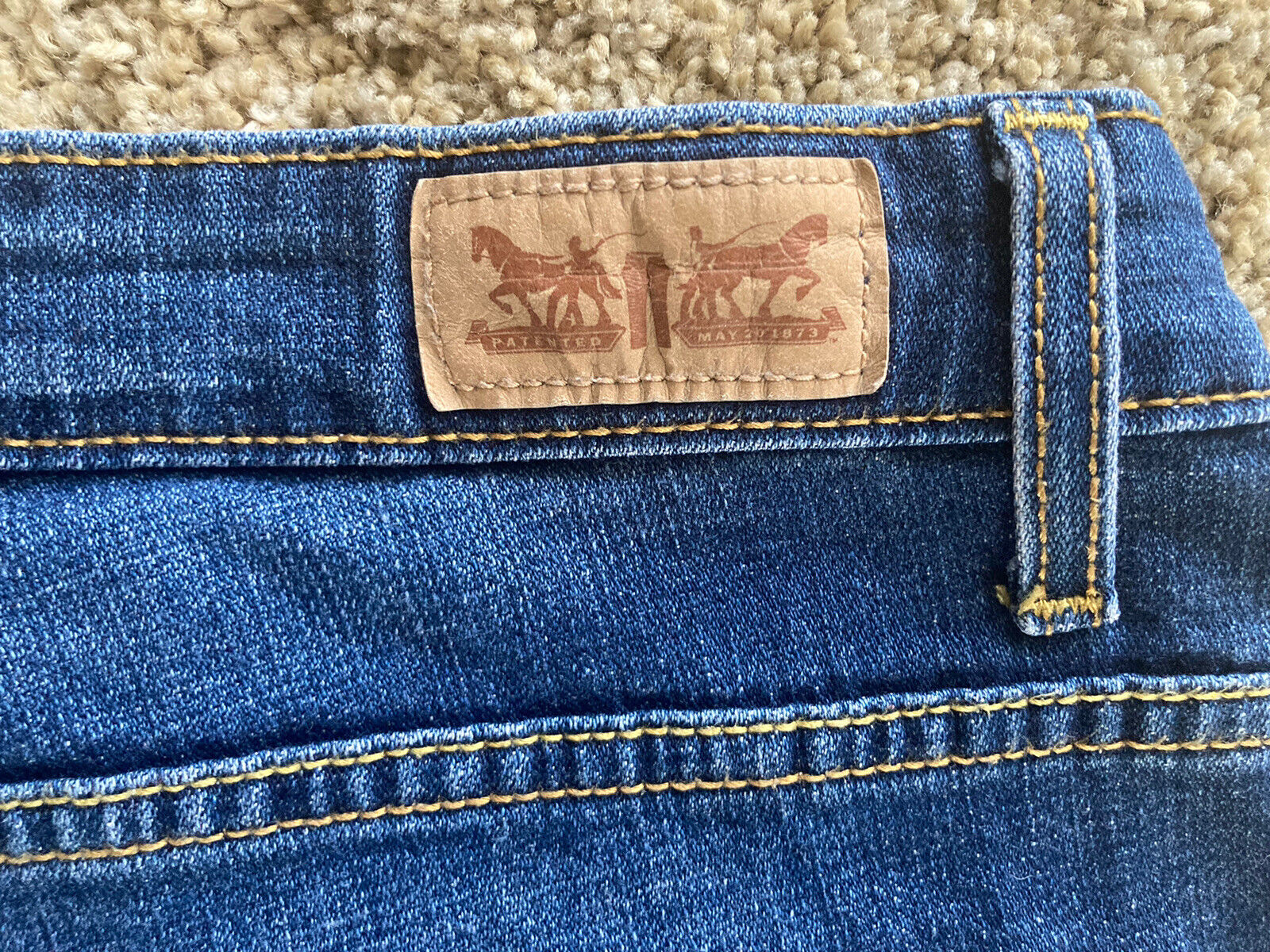 Plus Size Levi’s 580 Denim Bootcut Jeans. Size 22 - image 2