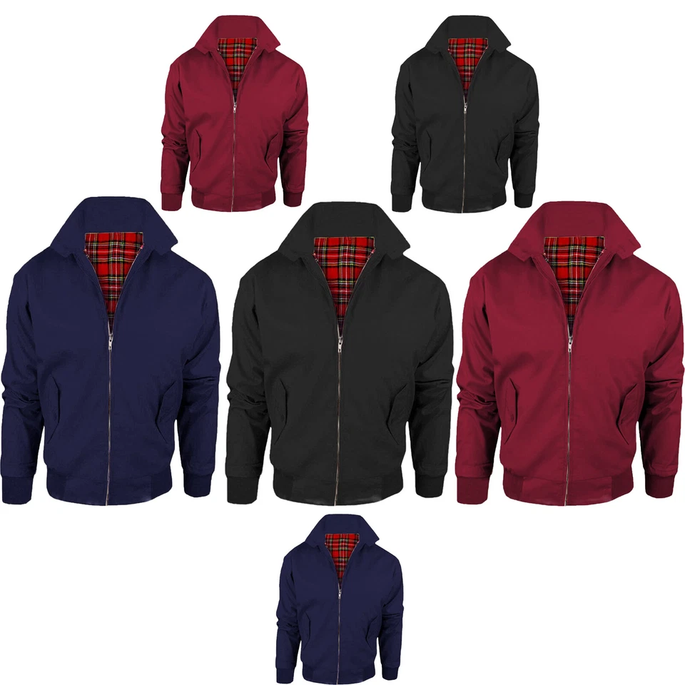 KIDS VINTAGE HARRINGTON JACKET CLASSIC RETRO SCOOTER 1970'S BOMBER MOD COAT TOP