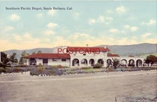 SOUTHERN PACIFIC DEPOT, SANTA BARBARA, CAL.