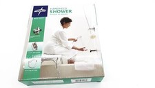 Medline Handheld Shower Head with Extra-Long 84" Hose  Wall Holder NEW