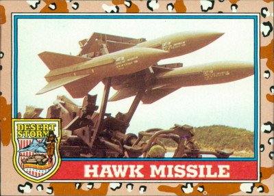 1991 Topps Desert Storm #168 Hawk Missile System