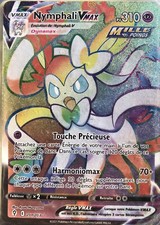 Carte Pokémon Nymphali VMAX Secrète Rainbow 211/203 Évolution Céleste Neuve FR