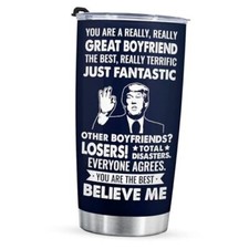 Christmas Gifts for Funny Gifts Tumbler 20 Oz, Birthday Gifts for Boyfriend