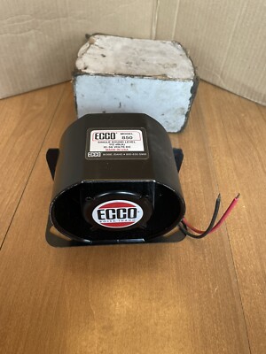 Vintage Ecco Model 850 Back-up Alarm 112dB 12-36 Volts USA