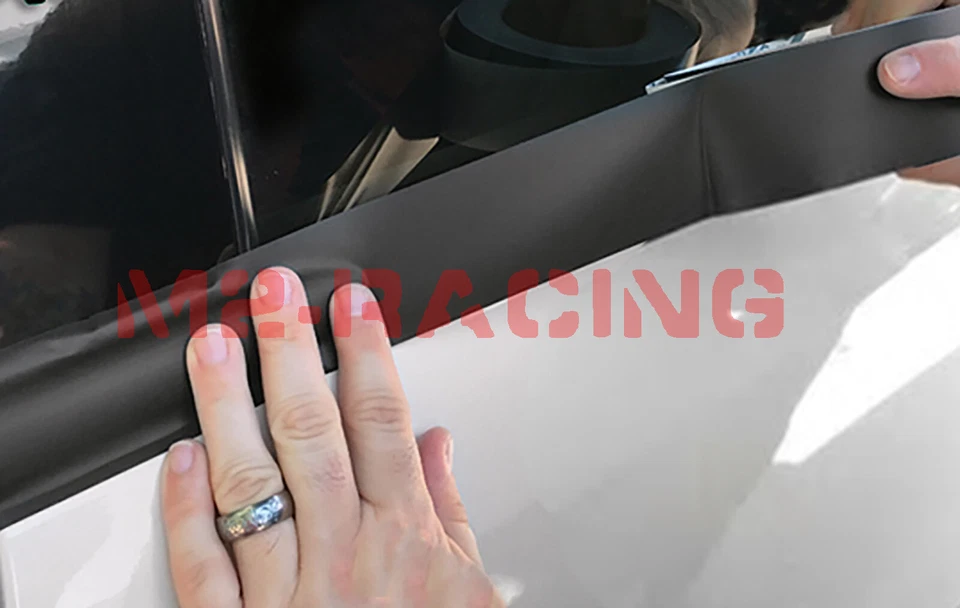 3M 2080 Black Vinyl Wrap Kit for Blackout Chrome Delete1 Window Trim Door Trim - Image 4 of 4