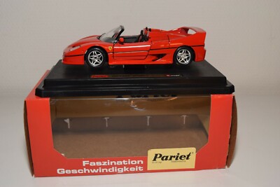 A7 1:24 BBURAGO BURAGO PARIET FERRARI F50 F 50 RED MINT BOXED RARE