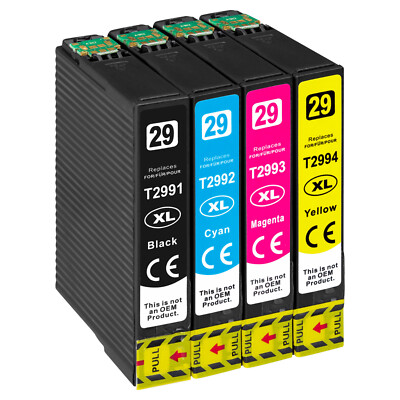 4 Druckerpatronen kompatibel für Epson 29XL XP-235 XP-247 XP-330 XP-345 XP-430