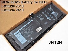 New 52Wh JHT2H Battery for Dell Latitude 7310 7410 0YJ9RP 009YYF 04V5X2 35J09