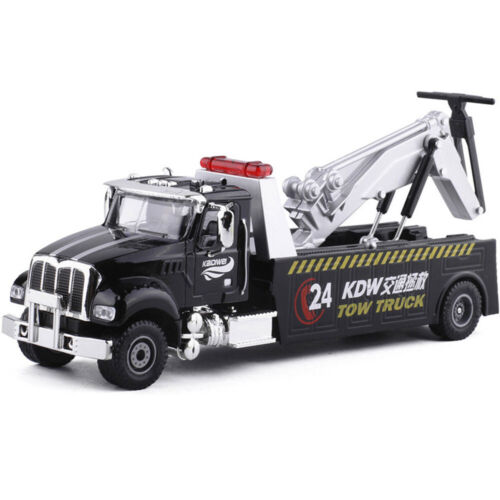 1:50 Tow Truck Transport Trailer Model Car Diecast Kids Toy Cars Metal Vehicle - Picture 1 of 11