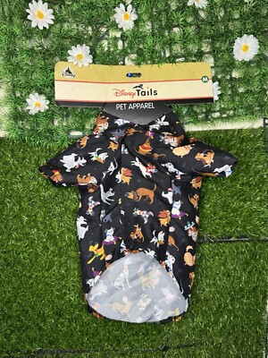 Disney Tails Pet Apparel Disney Dogs Shirt Medium Pluto Dalmatian Lady Tramp NEW