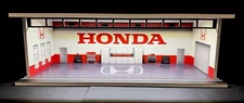 NEW General HONDA Theme FOR Hot Wheels 1:64 Model Diorama Garage LED Lighting!