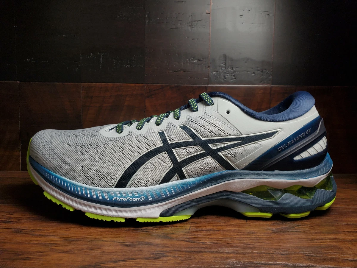 Sandy Gelijkenis Verduisteren Asics Gel Kayano 27 (1011A767-024) [Glacier Grey / French Blue] Running  Mens | eBay