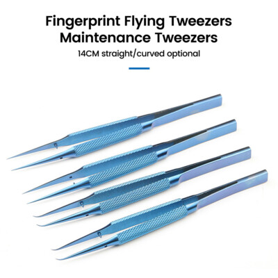 Titanium alloy Precision tweezers professional maintenance tool 0.15mm edge