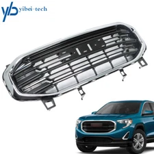 Chrome Fit For GMC Terrain SLT SLE 2018/2019/2020/2021 Front Bumper Upper Grille