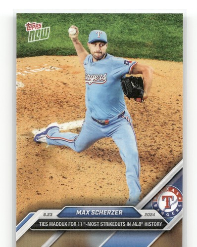 2024 Topps Now 335 Max Scherzer