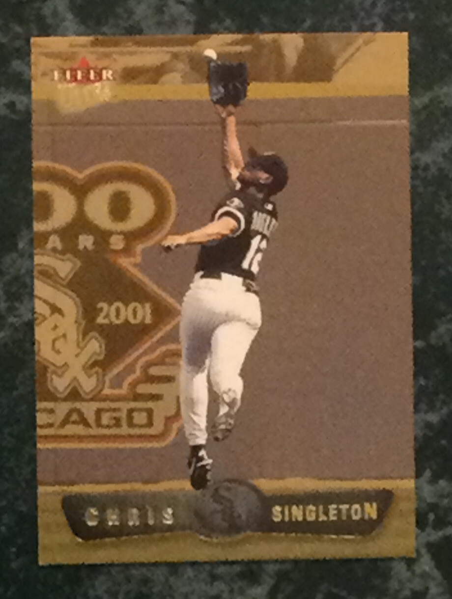 2002 Fleer Ultra Baseball Gold Medallion #160 Chris Singleton Card!