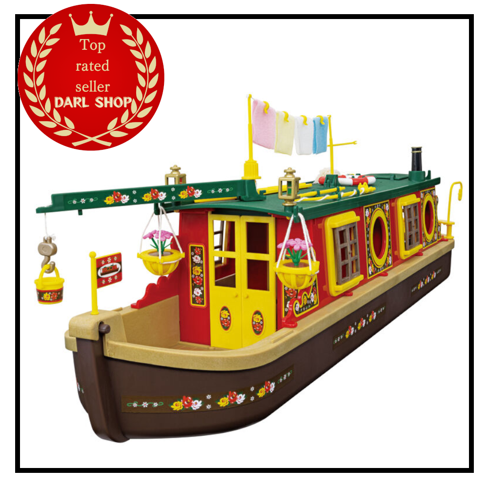 シルバニアファミリー 逆輸入 Canal Boat Sylvanian Families River Canal Boat Epoch Japan Calico Critters