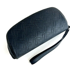 Oakley Soft Shell Case Zipper Sunglasses Eye Glasses Black Logo Wristlet Strap
