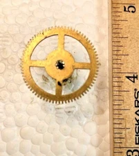 Old Urgos UW 7 Series Clock Movement Strike Side 5th Wheel   (K7496)