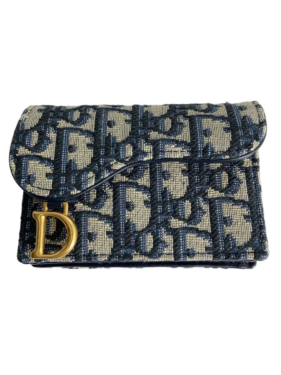 Christian Dior Saddle Bloom Card Case, Oblique, VY, Women's