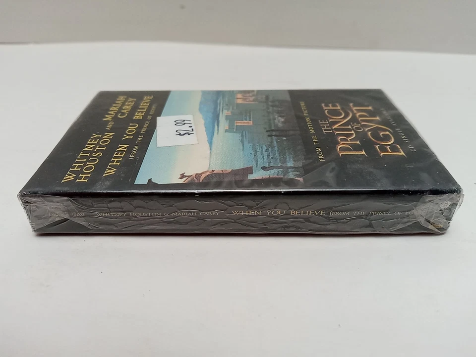 The Prince of Egypt Whitney Houston & Mariah Carey When You Believe Single Cass. - Image 3 of 4