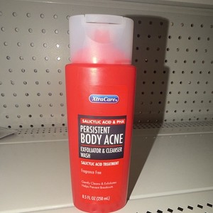 XtraCare Body Acne Cleanser Salicylic Acid Fragrance Free Wash 8.5 fl oz