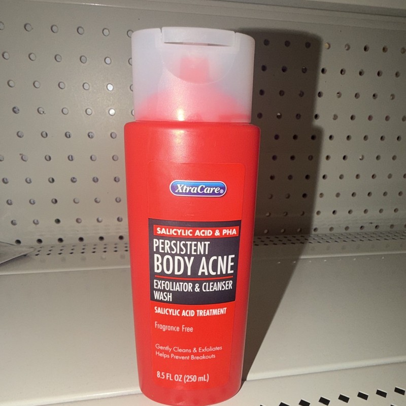 XtraCare Body Acne Cleanser Salicylic Acid Fragrance Free Wash 8.5 fl oz