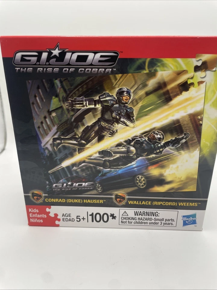 Lote de 2 juegos de rompecabezas GI-Joe: ojos de serpiente, Wallace Weems - envío gratuito - nuevo en caja Foto 2 de 4