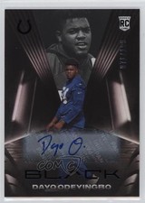 2021 Panini Black Rookies Auto 71/199 Dayo Odeyingbo #168 Auto 0ud4