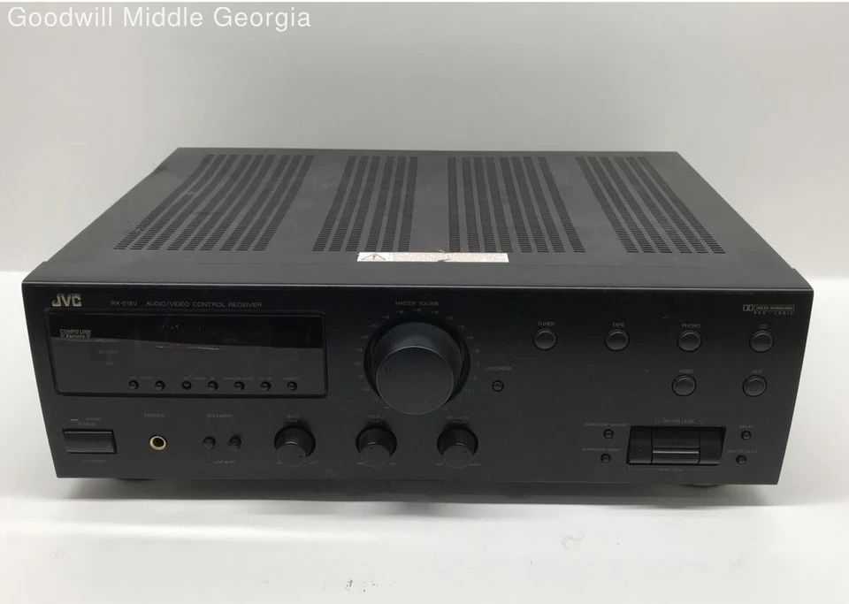 JVC RX-518V Audio/Video Control Receiver -Einschalten-