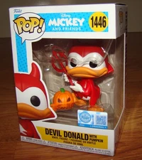 Funko Pop! Disney Mickey & Friends #1446 DEVIL DONALD Pumpkin (77386) +Protector