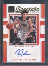 2017-18 Panini Donruss JUSTIN JACKSON #SS-JJ Signature Series Auto /10 Kings