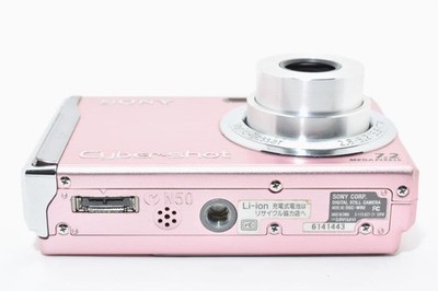 Sony Cyber Shot DSC-W80 Pink Digital Camera 7.2MP 3x Zoom 2.5in