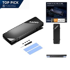 M.2 SSD Heatsink Cooler 2280 Dual-Sided Aluminum Alloy for NVMe PC PS5