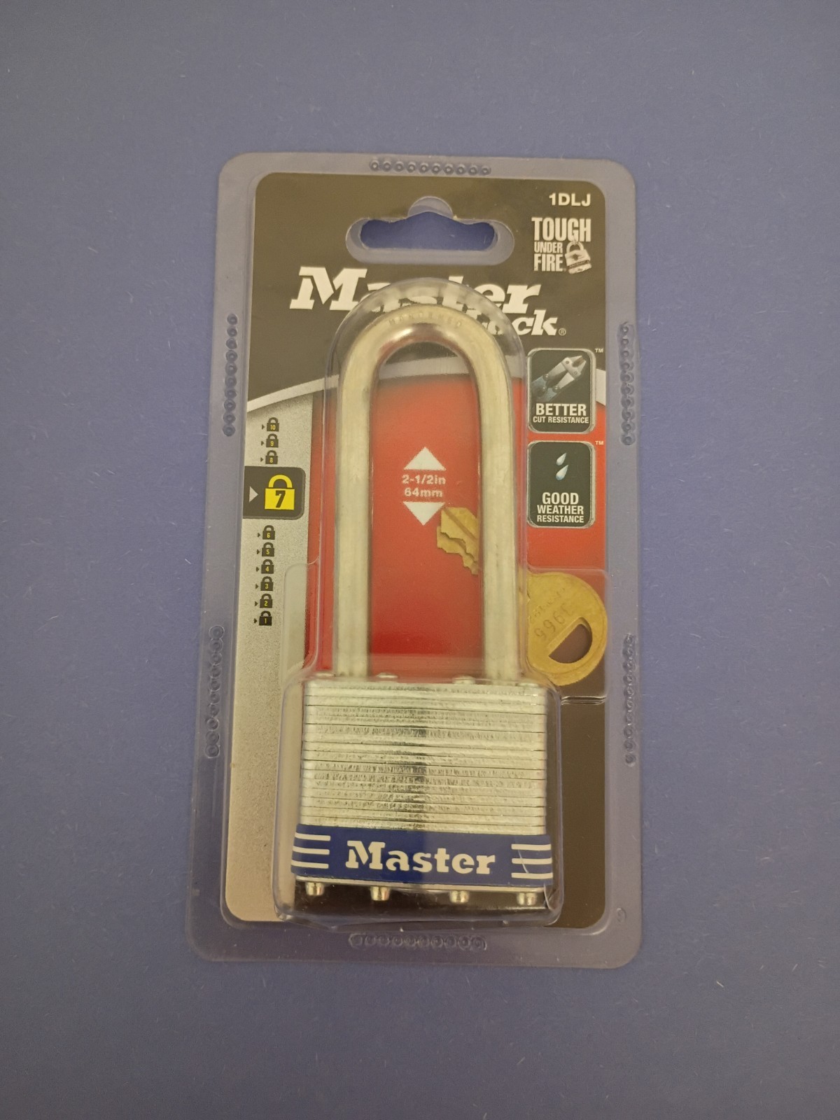 Master Lock Padlock 1 Lock 2 Keys NEW 1DLJ P55391 071649305757. Free Shipping..