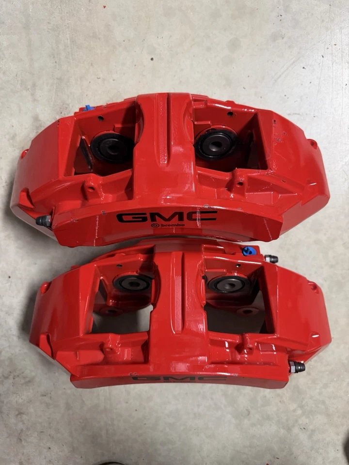 GMC Cadillac Escalade V Brembo Tahoe Denali Yukon Silverado 2014+ Brake Calipers - Image 4 of 4