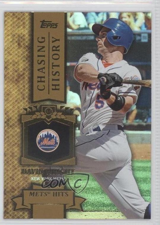 2013 Topps Chasing History Gold Foil David Wright #CH-24 1g5